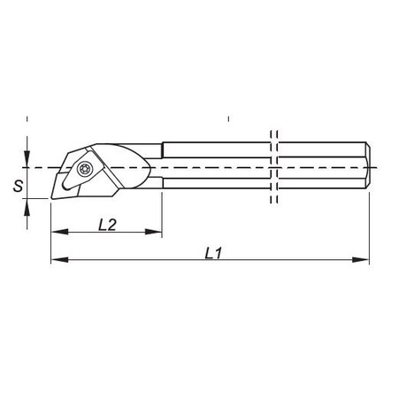 Palbit S16T-DCLNR4N TLH-Turning Toolholders Imperial Boring Bars 2123239IN
